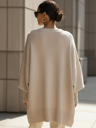 Poncho Oversize Élégance Sans Effort pour Femme