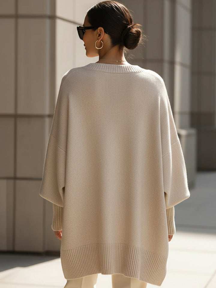 Poncho Oversize Élégance Sans Effort pour Femme
