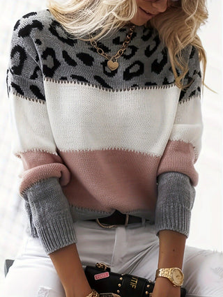 Melinda | Pull Imprimé Léopard