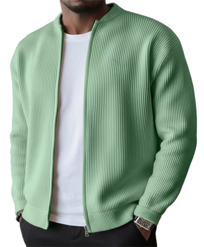 JORDAN |  Cardigan zippé côtelé