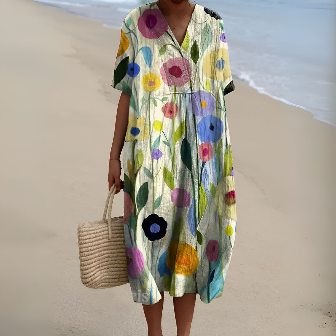 Nicole™ | Robe d'Été Florale