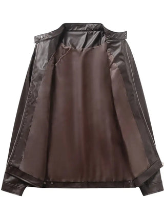 Piers – Veste de Moto en Cuir Synthétique