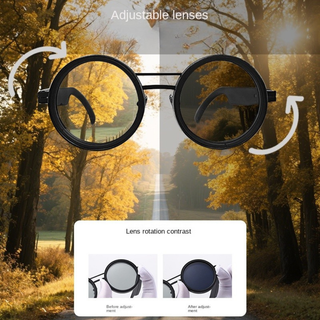 VarioLens™ | Lunettes de soleil ND9 avec filtre rotatif à réglage continu