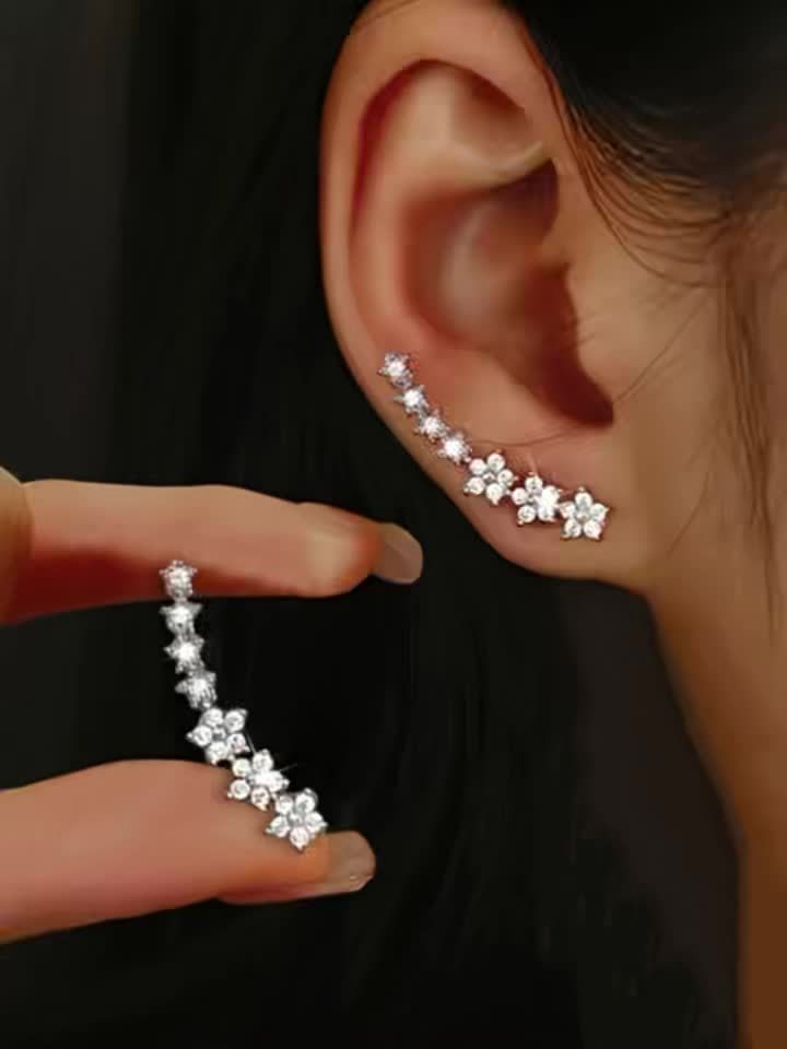 Gloria - Boucles d'oreilles florales intemporelles