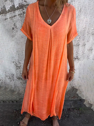 Lysiane™ | Robe Ample avec Col en V