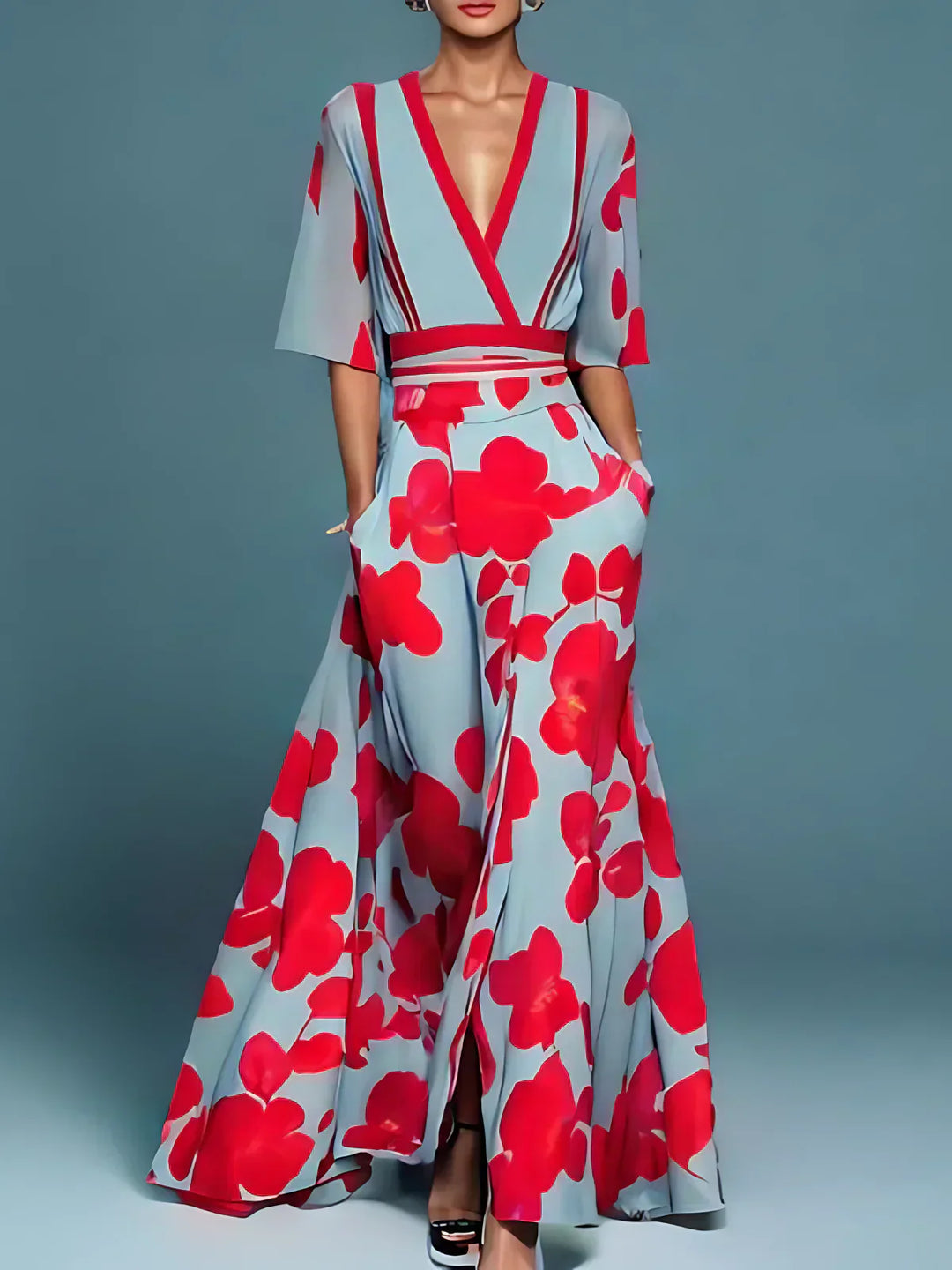 Odette™ | Élégante Robe à Manches