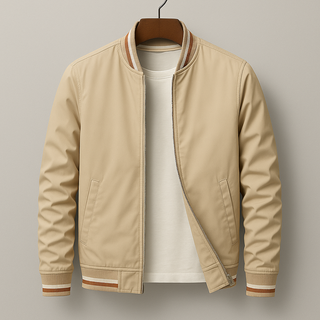 Gleb – Veste Bomber Élégante avec Rayures