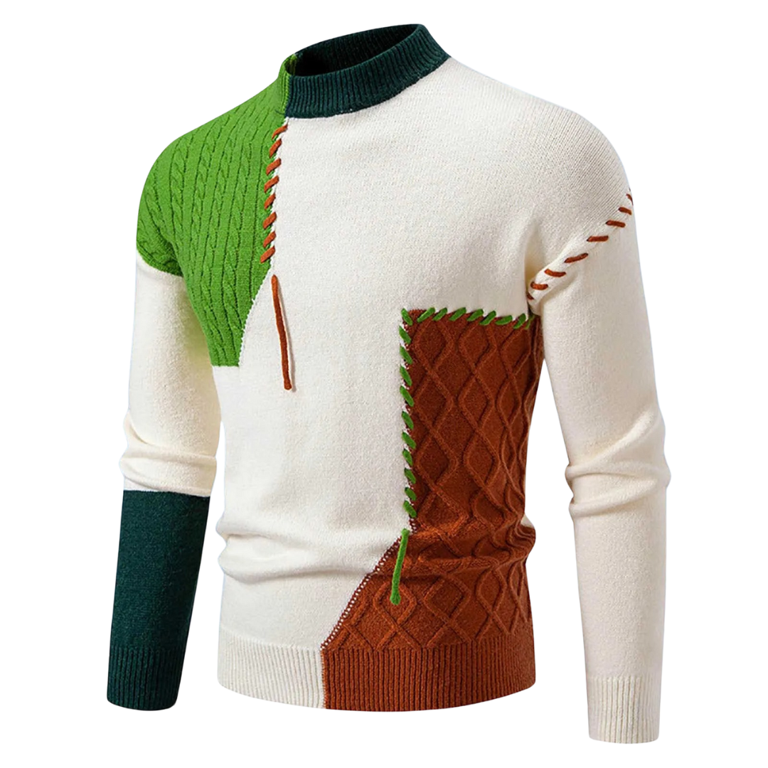 Ian - Pull Chic à Motifs