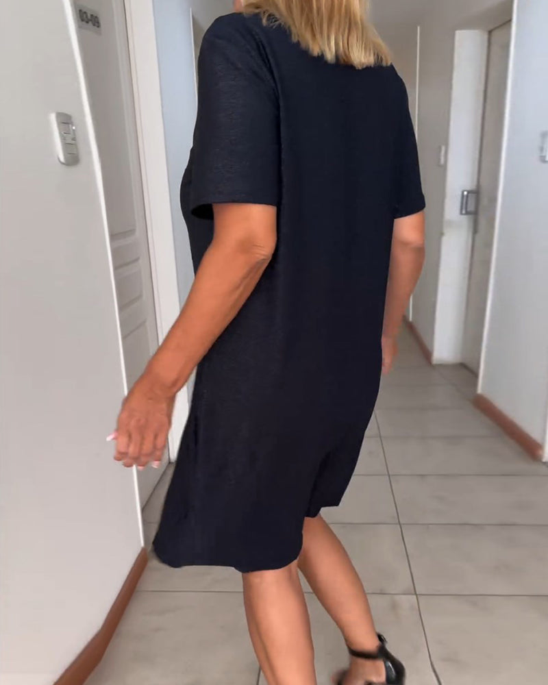 Talia™ | Robe avec Décolleté en V