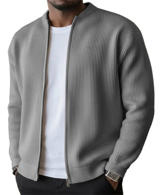 JORDAN |  Cardigan zippé côtelé