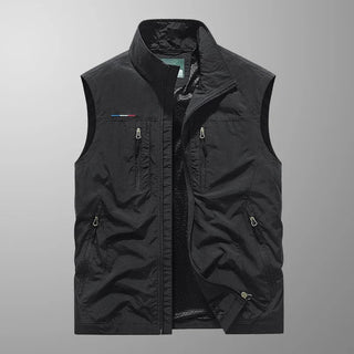 Stuart - Gilet Cargo Extensible et Respirant à Multi-Poches