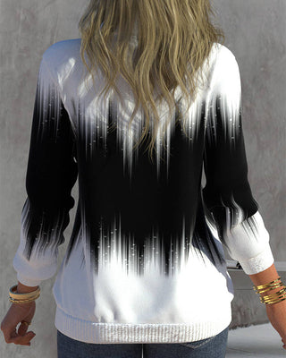 Mia™ | Pull à col montant avec motif dégradé