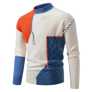 Ian - Pull Chic à Motifs