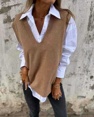 ALISA - Gilet en Tricot