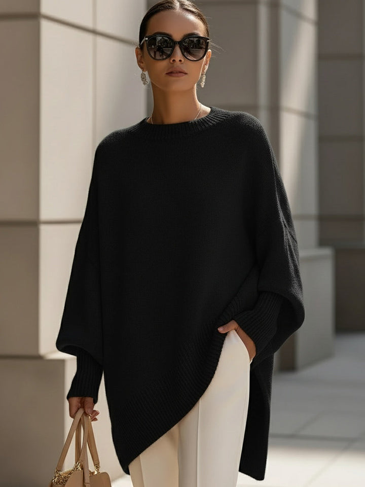 Poncho Oversize Élégance Sans Effort pour Femme