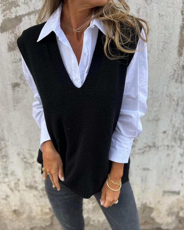 ALISA - Gilet en Tricot
