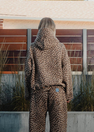 Noémie - Chic Sweat à Capuche Léopard