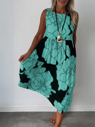 Édith™ | Robe Chic à Motif Floral