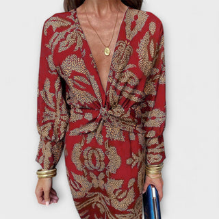 Oriana - Robe élégante à manches longues
