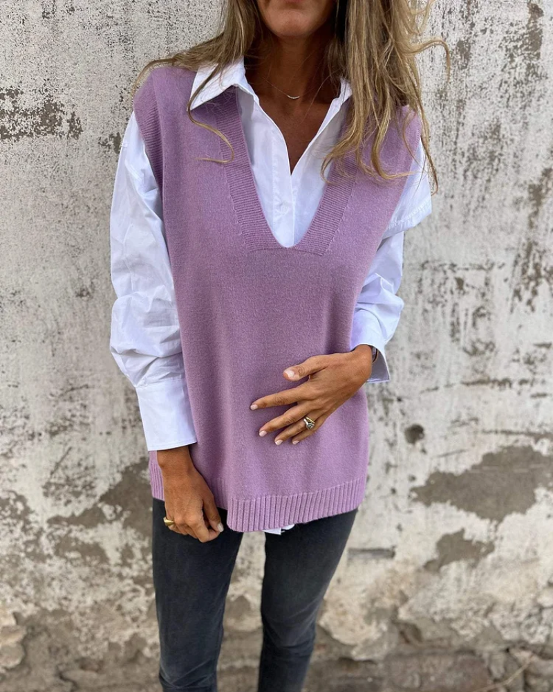 ALISA - Gilet en Tricot