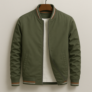 Gleb – Veste Bomber Élégante avec Rayures