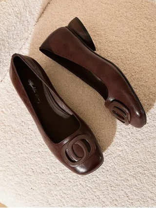 Ballerines en cuir Opium