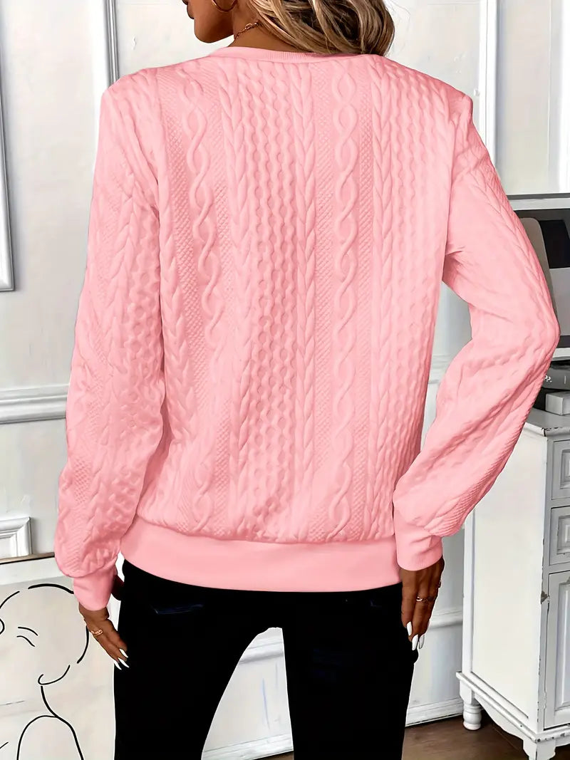 SOLÈNE™ | Pull en Tricot Chic et Élégant