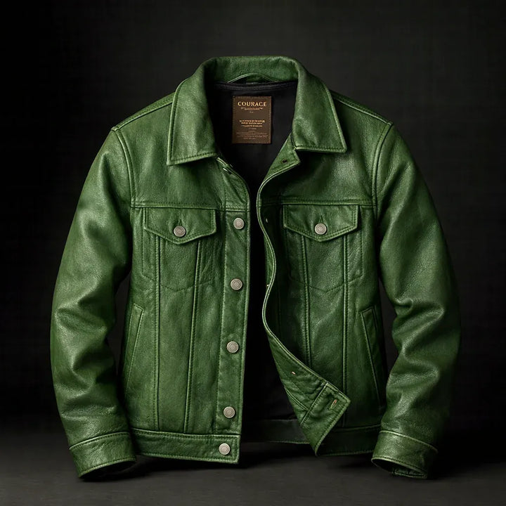 GAULTIER | Veste en cuir vintage