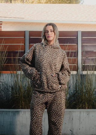 Noémie - Chic Sweat à Capuche Léopard