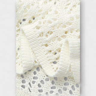 Anne - Robe de plage blanche Luna