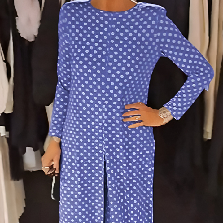 Jeanne™ | Ensemble Deux Pièces à Motif Pois Enjoués
