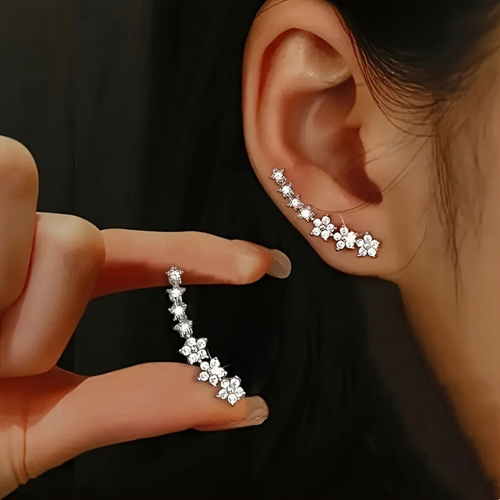 Gloria - Boucles d'oreilles florales intemporelles