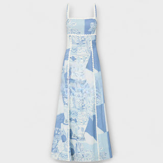 Terazza Ric Rac - Maxi robe en lin avec coupe ample
