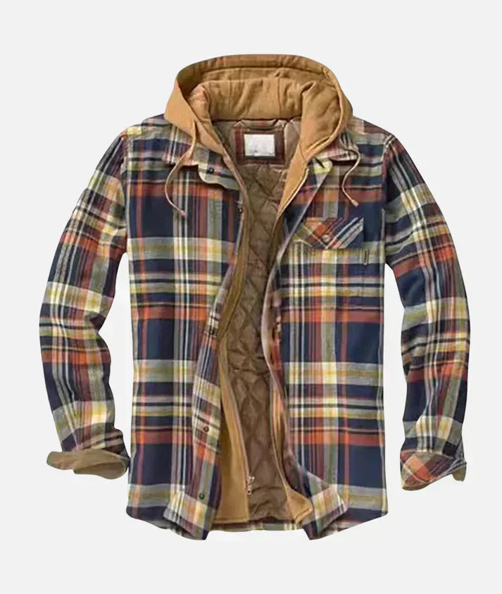 Jayden™ | Veste en Patchwork à Carreaux Élégante