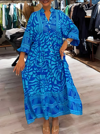 Ivana™ | Printed V-Neck Robe