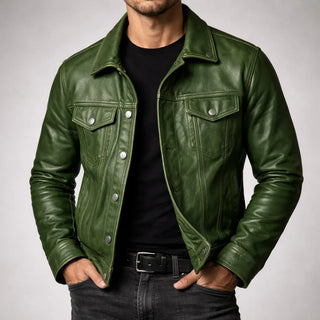 GAULTIER | Veste en cuir vintage