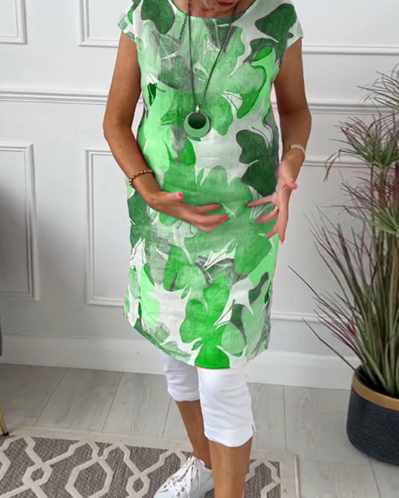 Manon™ | Robe Décontractée à Imprimé Floral Éclatant
