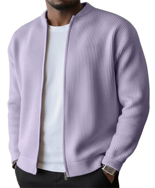 JORDAN |  Cardigan zippé côtelé