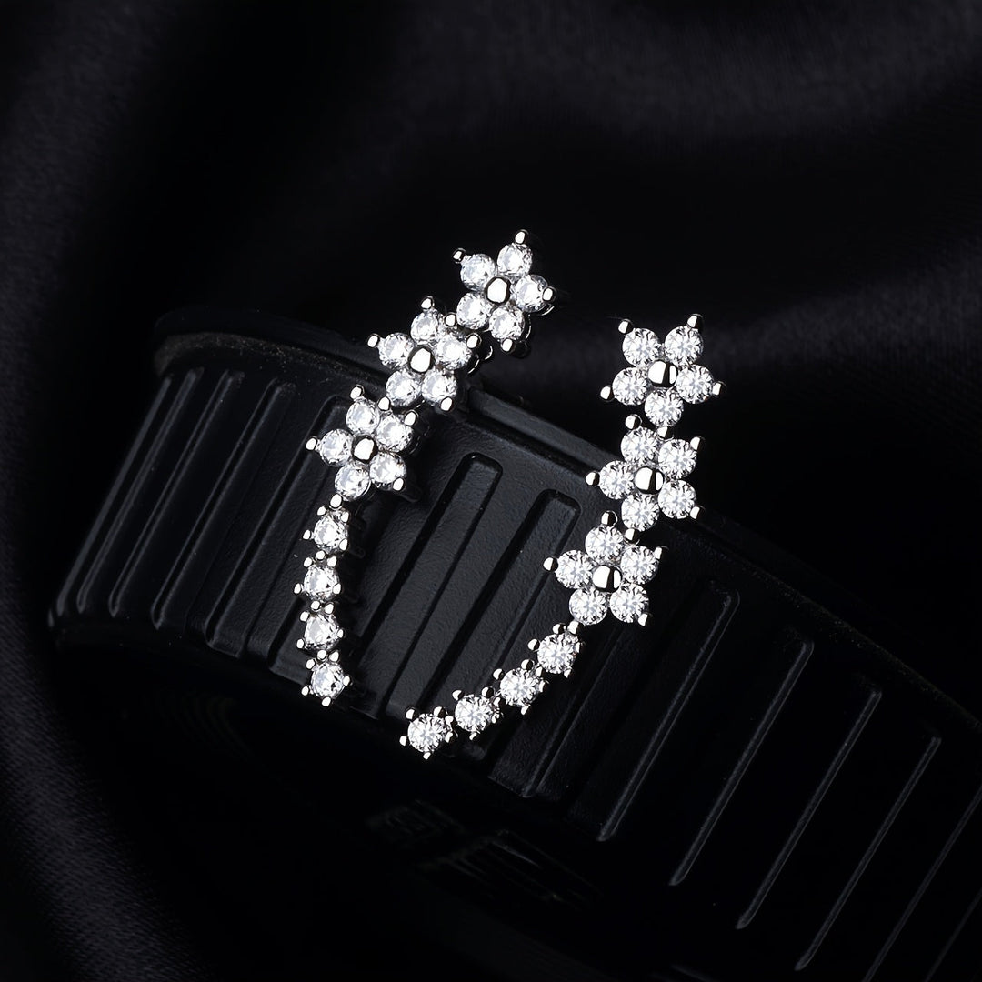 Gloria - Boucles d'oreilles florales intemporelles
