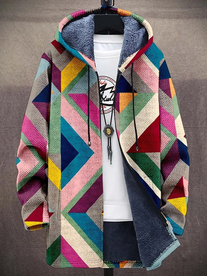 Aria™ - Cardigan luxueux inspiré par l'art + fermeture éclair
