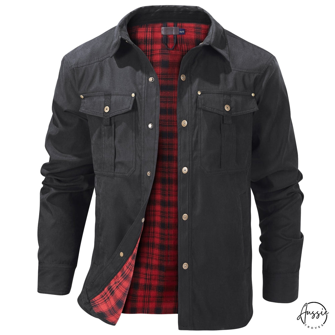 Burke | Veste Rover Doublée en Flanelle