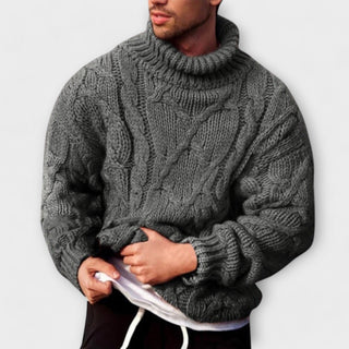 Victor - Élégant Pull Montant d'Hiver