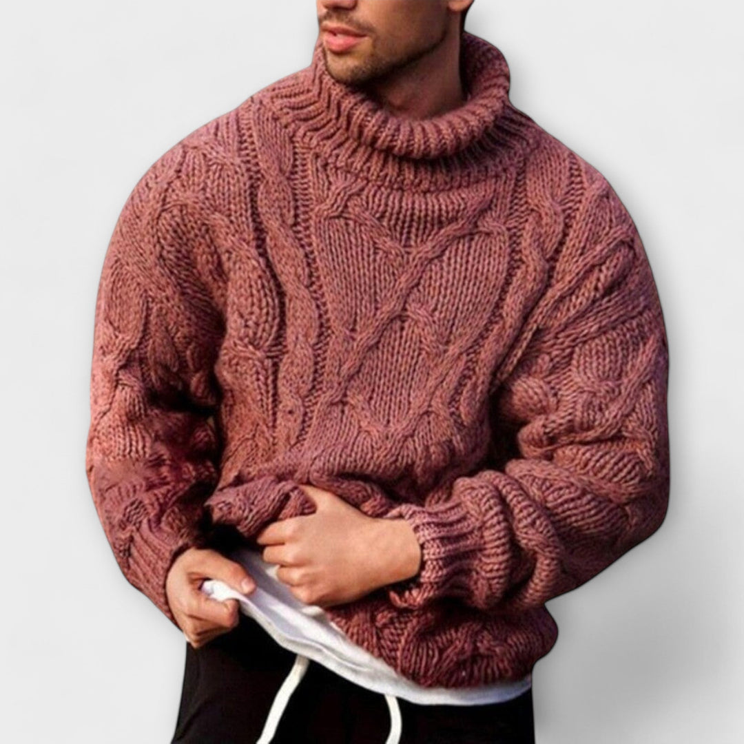 Victor - Élégant Pull Montant d'Hiver