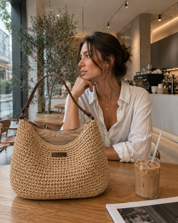 Simona | Sac tressé élégant