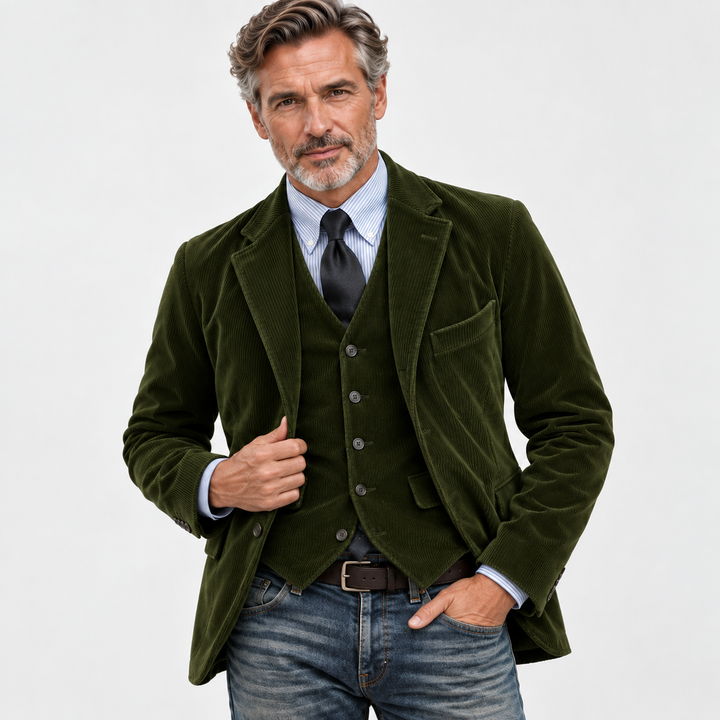 Romain | Blazer élégant pour homme avec gilet