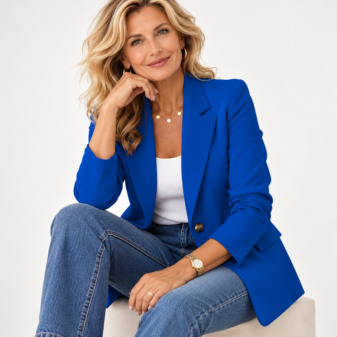 Camille | Blazer cintré à col tombant