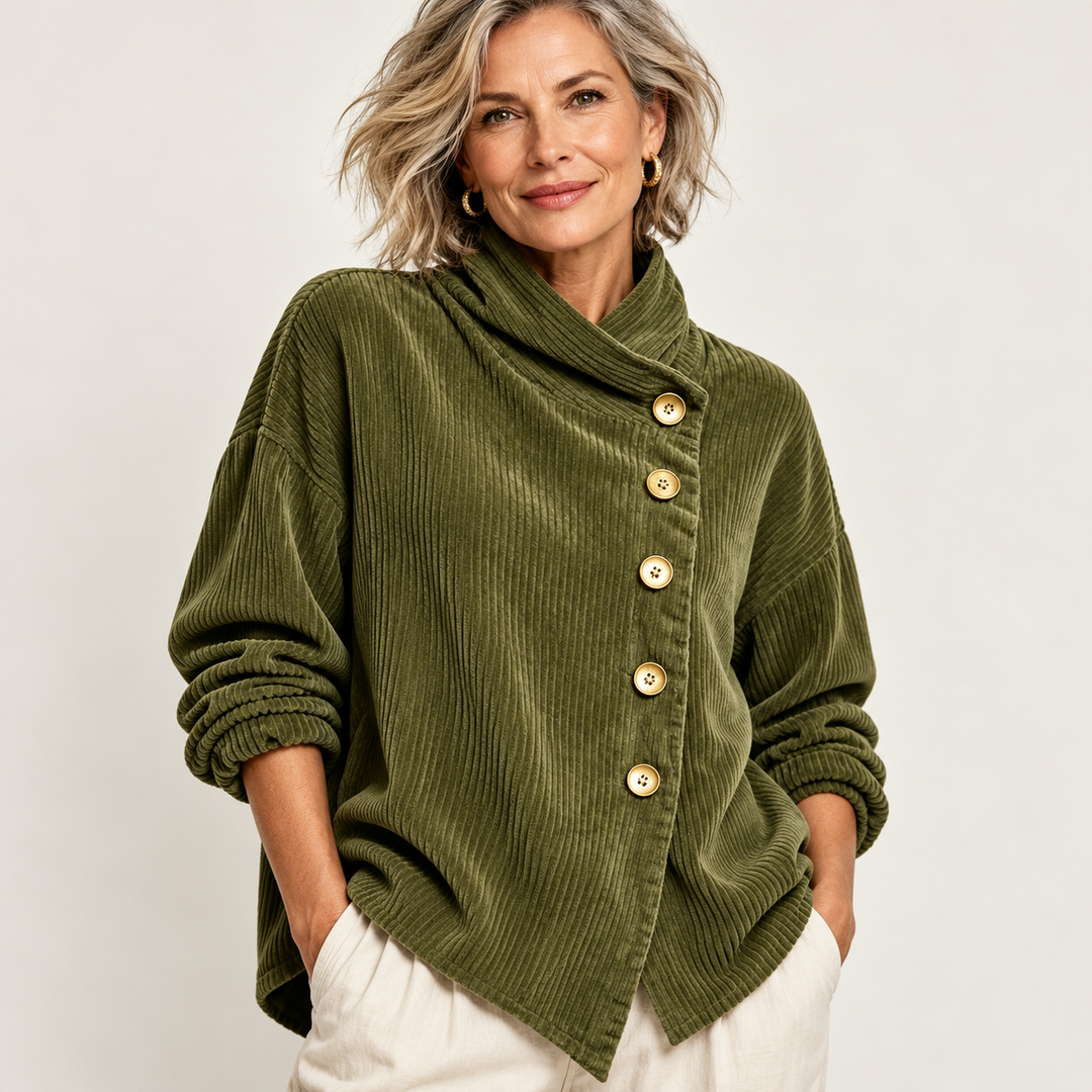 Colette | Pull en Velours Côtelé
