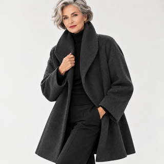 Evi | MANTEAU DRAPÉ SURDIMENSIONNÉ