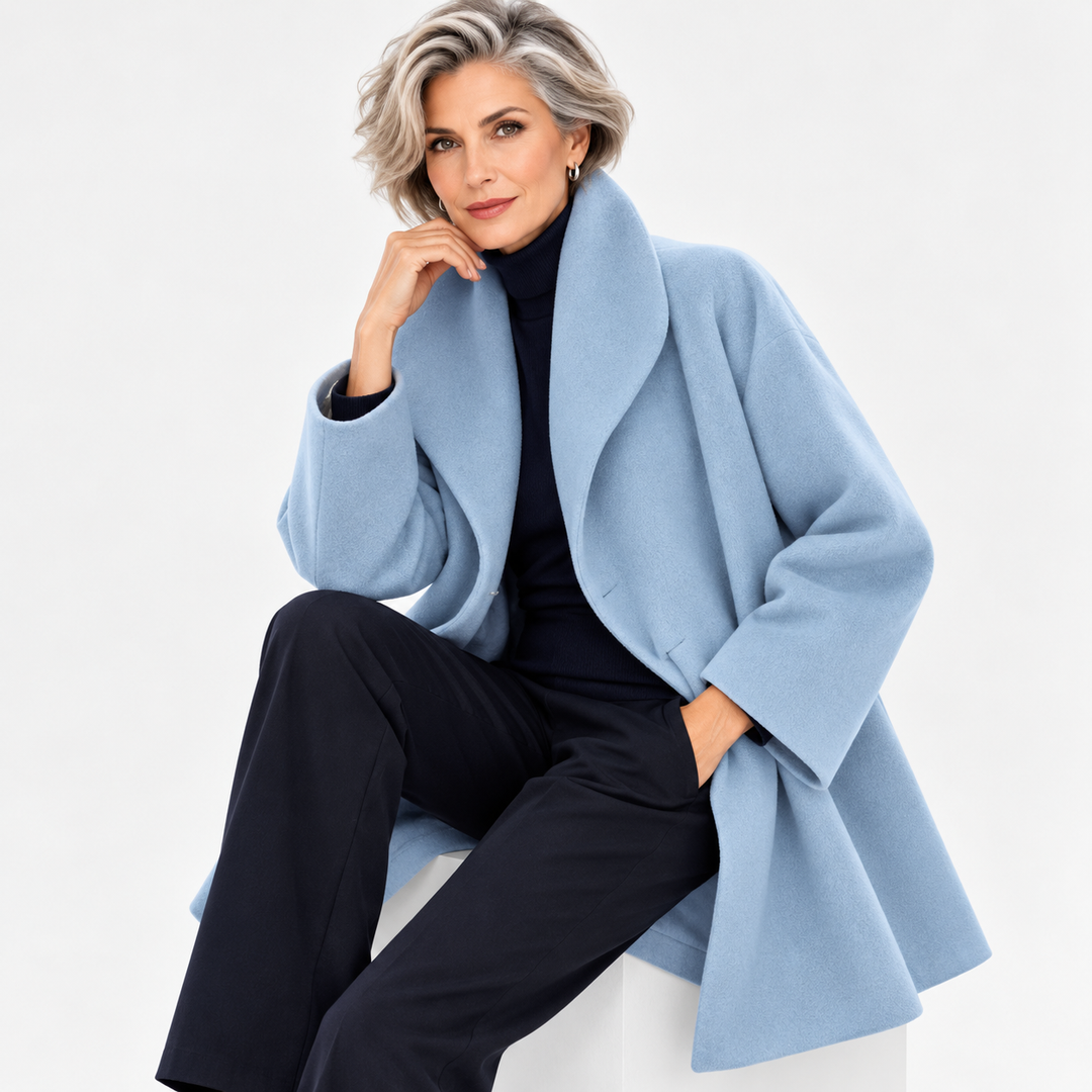 Evi | MANTEAU DRAPÉ SURDIMENSIONNÉ