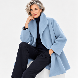Evi | MANTEAU DRAPÉ SURDIMENSIONNÉ